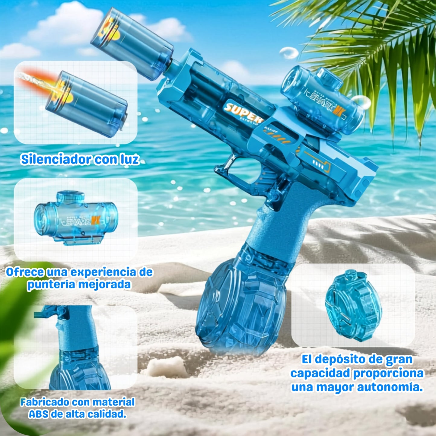 Pistola de Agua Eléctrica Automática