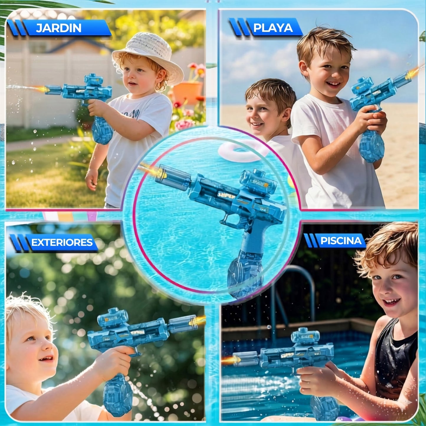 Pistola de Agua Eléctrica Automática