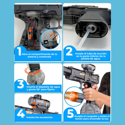 Pistola de Agua Eléctrica Automática